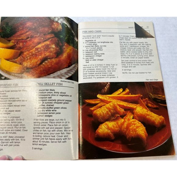 Betty Crocker Great Ways with Fish and Seafood Recipe Booklet Cookbook 1985 Vtg - Picture 3 of 9